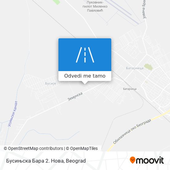 Бусињска Бара 2. Нова mapa