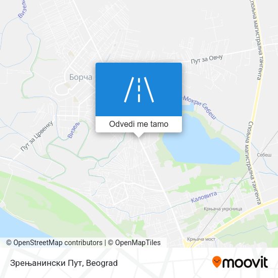 Зрењанински Пут mapa