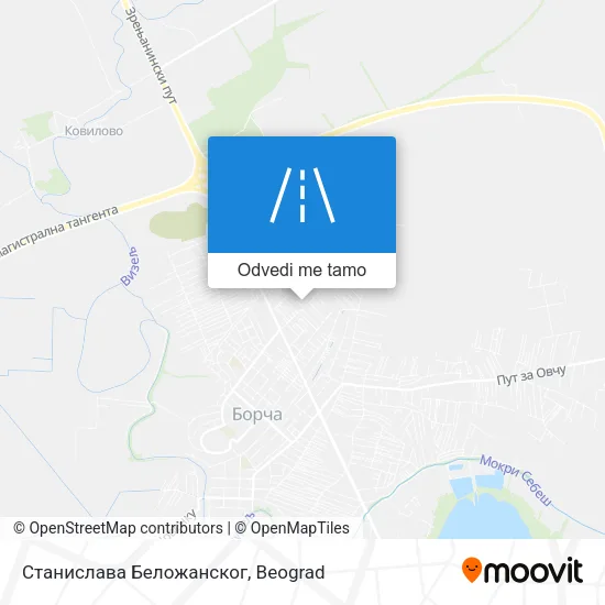 Станислава Беложанског mapa