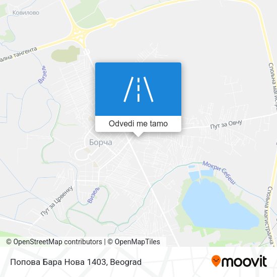 Попова Бара Нова 1403 mapa