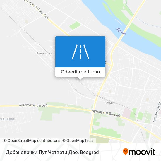 Добановачки Пут Четврти Део mapa