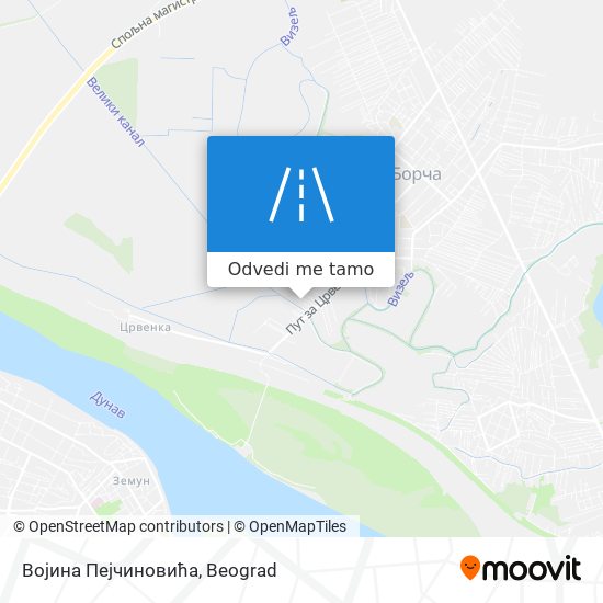 Војина Пејчиновића mapa