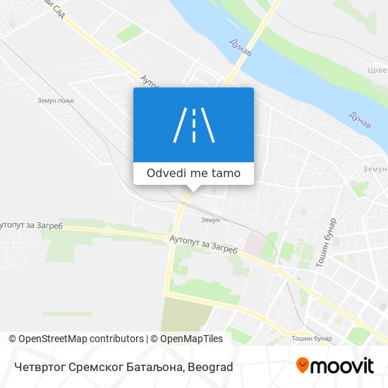 Четвртог Сремског Батаљона mapa