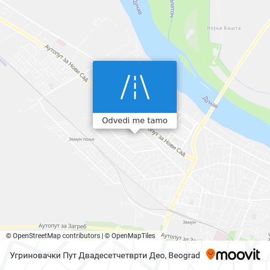 Угриновачки Пут Двадесетчетврти Део mapa