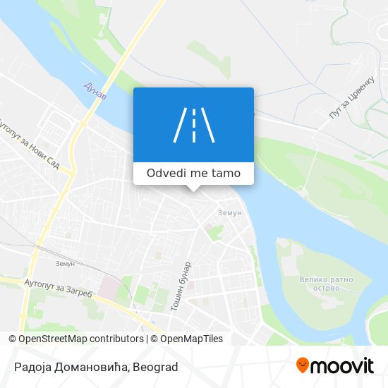 Радоја Домановића mapa