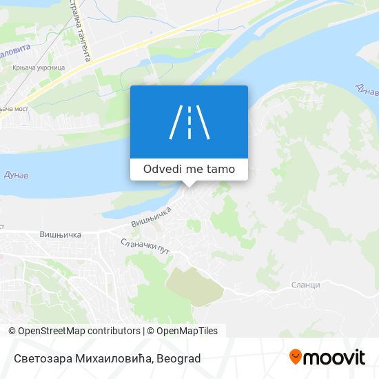 Светозара Михаиловића mapa