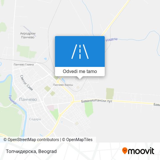 Топчидерска mapa