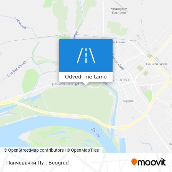 Панчевачки Пут mapa