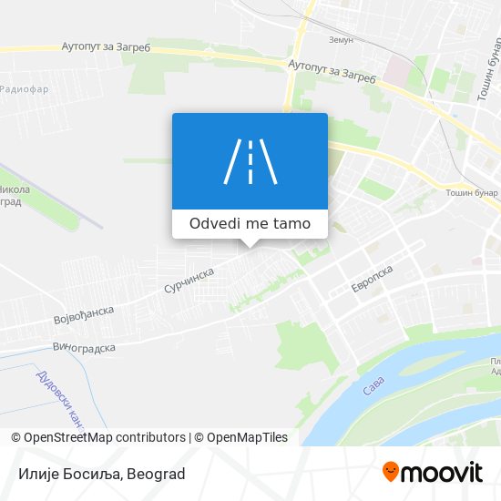 Илије Босиља mapa