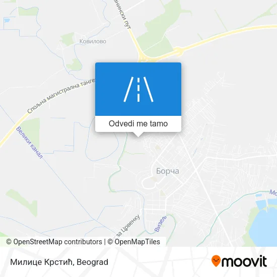 Милице Крстић mapa