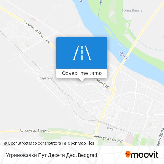 Угриновачки Пут Десети Део mapa