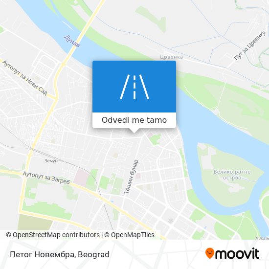 Петог Новембра mapa