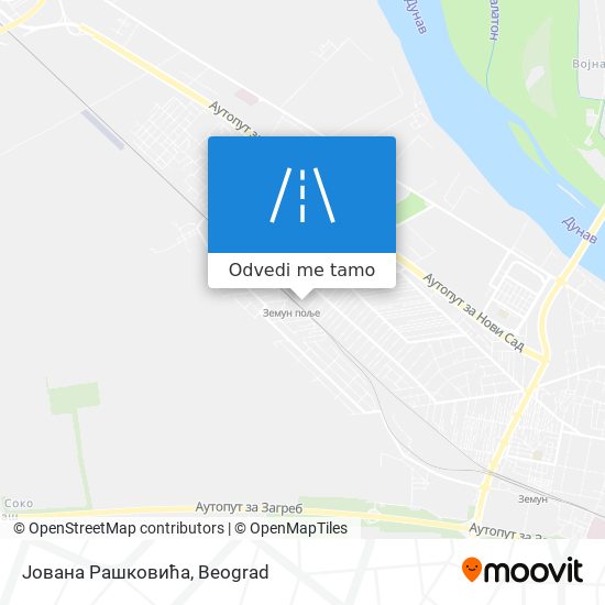 Јована Рашковића mapa