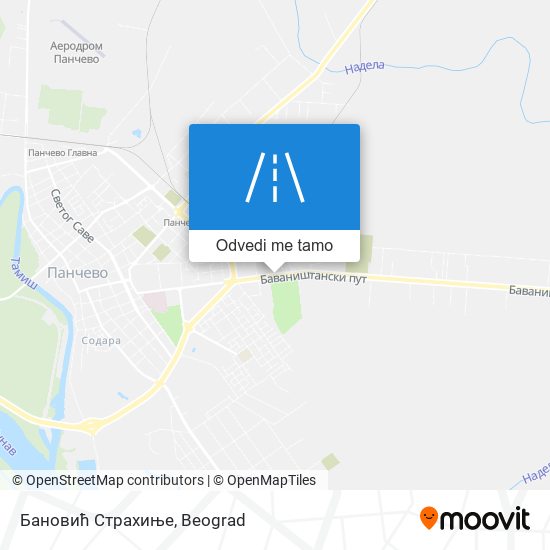 Бановић Страхиње mapa