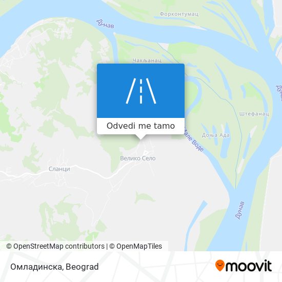 Омладинска mapa