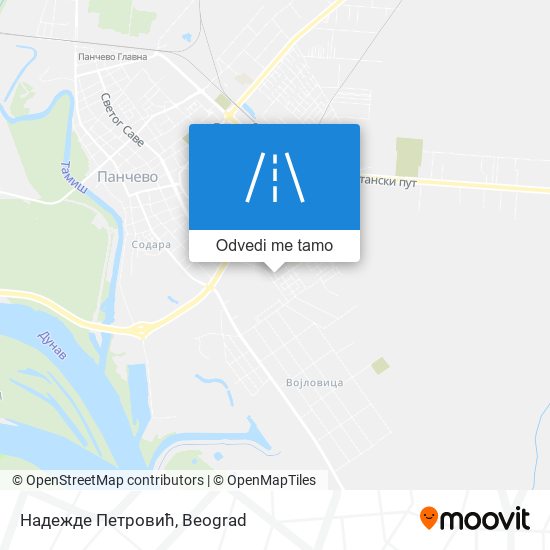 Надежде Петровић mapa