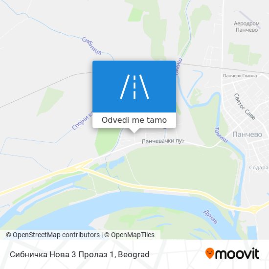 Сибничка Нова 3 Пролаз 1 mapa