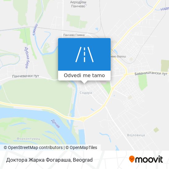 Доктора Жарка Фогараша mapa