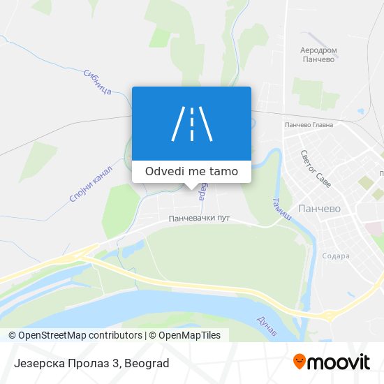 Језерска Пролаз 3 mapa