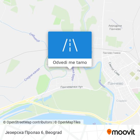 Језерска Пролаз 6 mapa