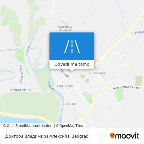 Доктора Владимира Алексића mapa