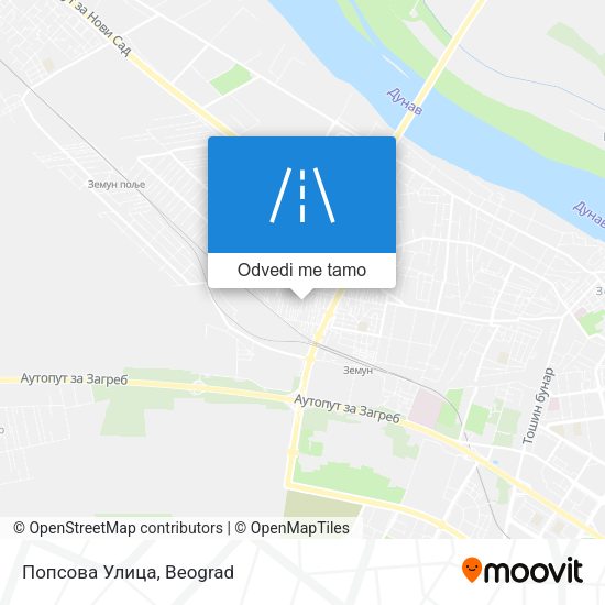 Попсова Улица mapa