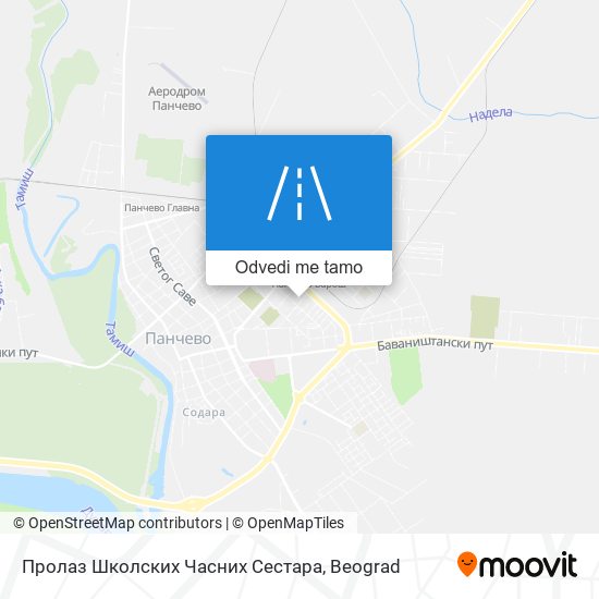 Пролаз Школских Часних Сестара mapa