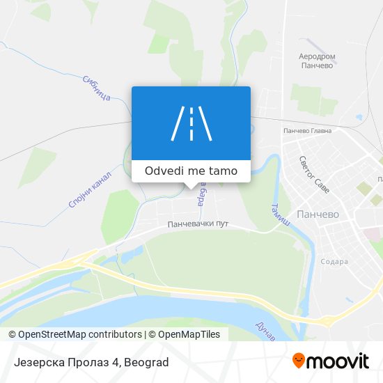 Језерска Пролаз 4 mapa