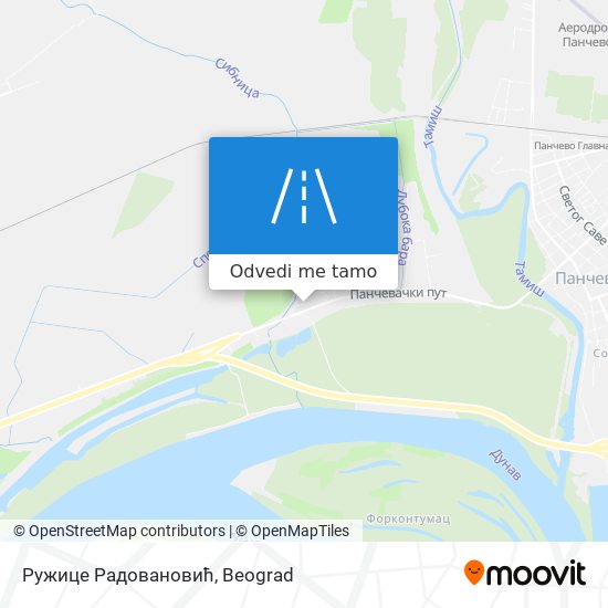 Ружице Радовановић mapa