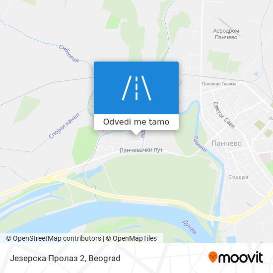 Језерска Пролаз 2 mapa