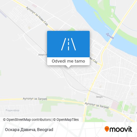 Оскара Давича mapa