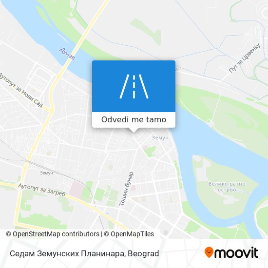 Седам Земунских Планинара mapa