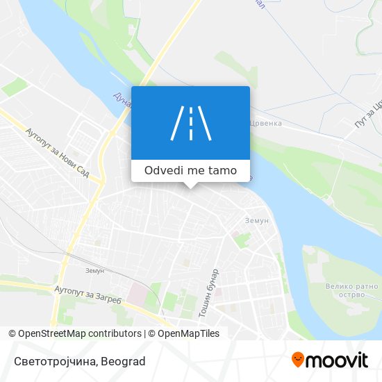 Светотројчина mapa