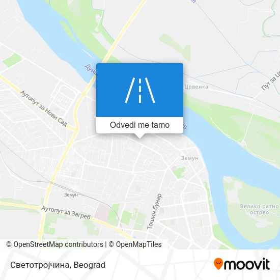 Светотројчина mapa