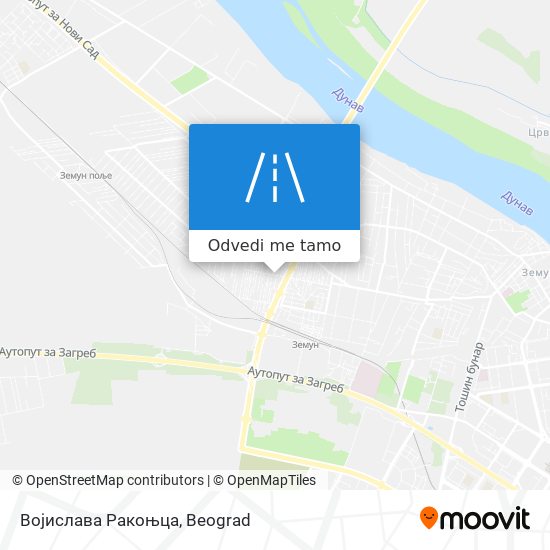Војислава Ракоњца mapa