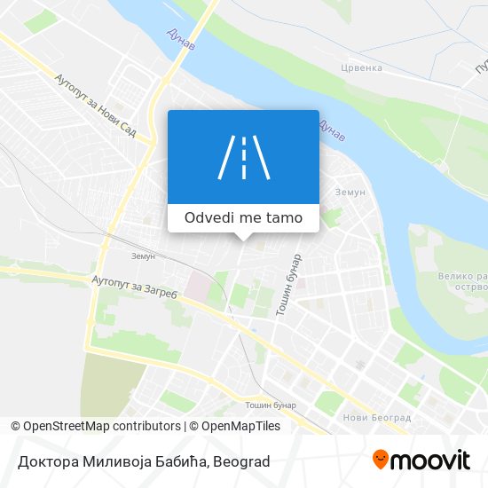 Доктора Миливоја Бабића mapa