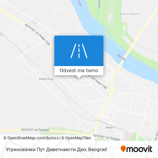 Угриновачки Пут Деветнаести Део mapa