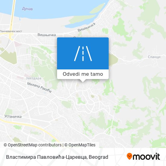 Властимира Павловића-Царевца mapa