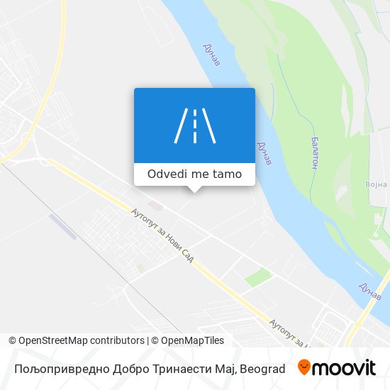 Пољопривредно Добро Тринаести Мај mapa