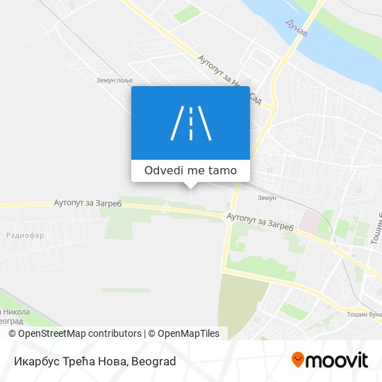 Икарбус Трећа Нова mapa