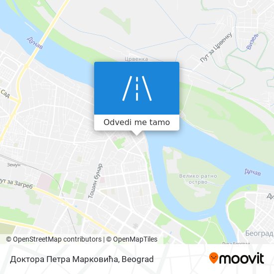 Доктора Петра Марковића mapa