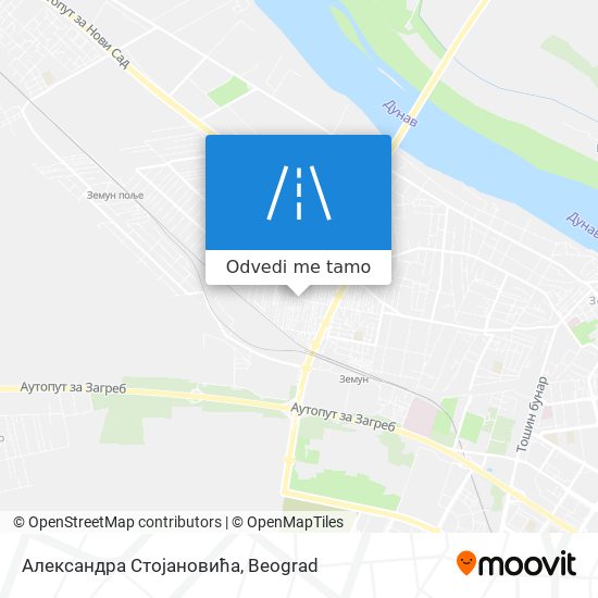 Александра Стојановића mapa