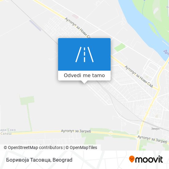 Боривоја Тасовца mapa