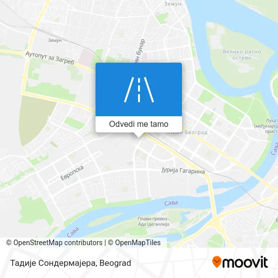 Тадије Сондермајера mapa