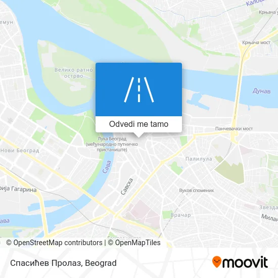 Спасићев Пролаз mapa