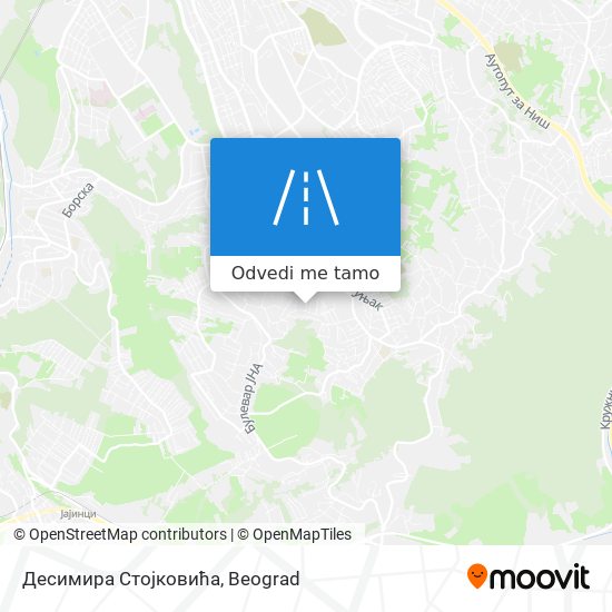 Десимира Стојковића mapa