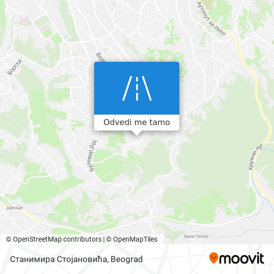 Станимира Стојановића mapa