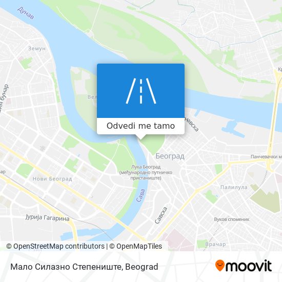 Мало Силазно Степениште mapa