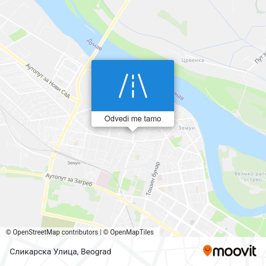 Сликарска Улица mapa