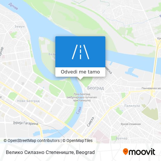 Велико Силазно Степениште mapa